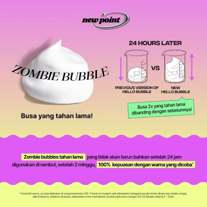 HELLO BUBBLE HAIR COLOUR | CAT RAMBUT | PEWARNA RAMBUT