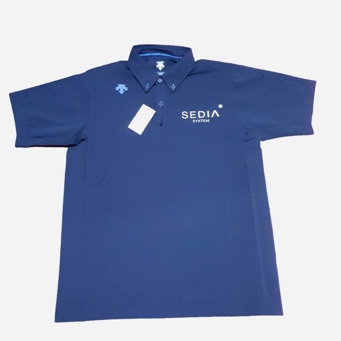 kaos polo golf descente original blue navy