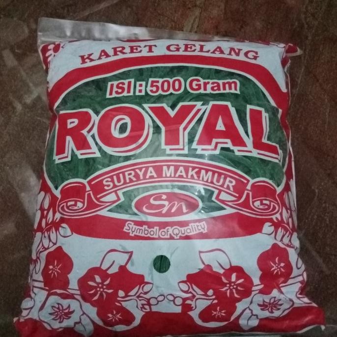 

ready !!! KARET GELANG HIJAU ROYAL ISI 500 Gram