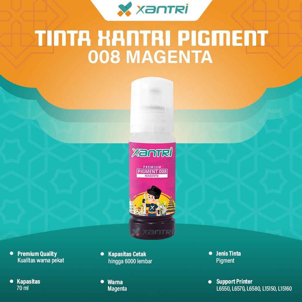 Xantri - Tinta Compatible Grade For 008 Epsn L6550 L6570 L6580 L15150 L15160 Compatible For Epson Pr