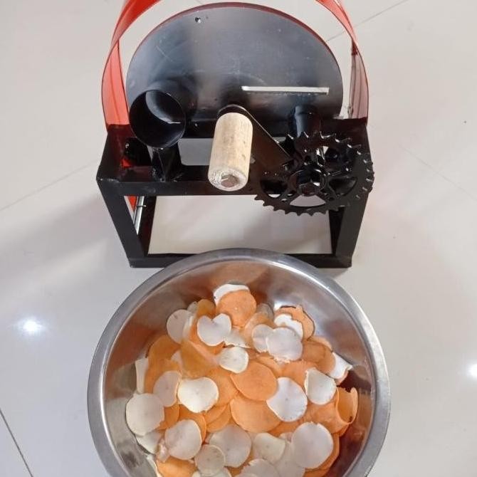 ALAT PEMOTONG KERIPIK PISANG UBI SINGKONG WORTEL MANUAL MODEL BARU