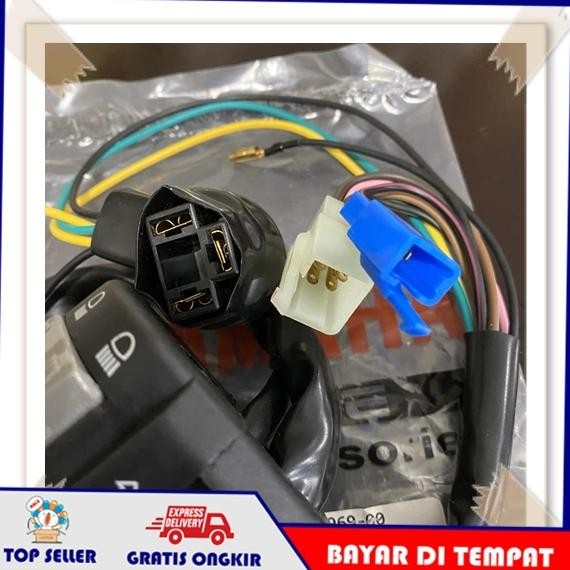 ORIGINAL YGP Saklar Tombol Lampu Kiri Sein Sen Klakson Dim Motor Yamaha Vixion Old Lama 3C1 Motor Mi