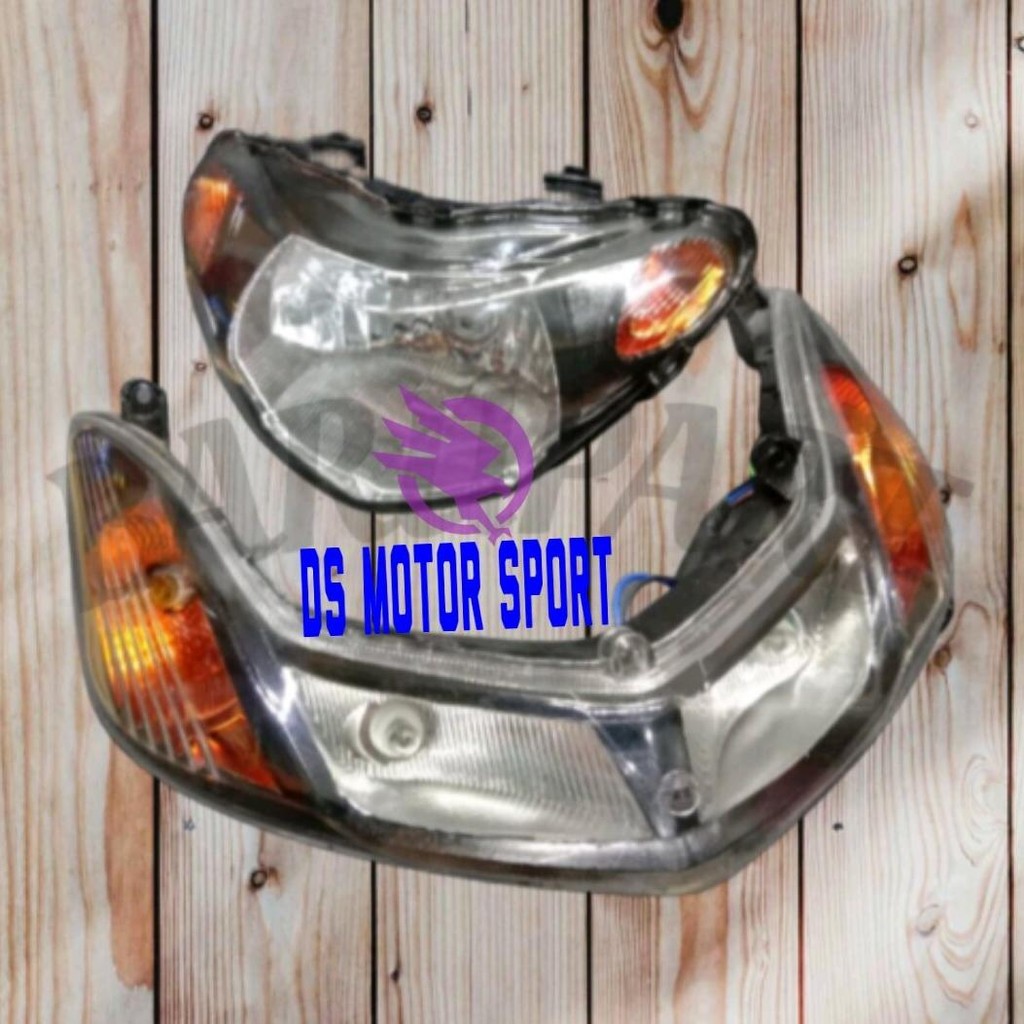 PAKET MURAH MIO SMILE CUSTOM REFEKTOR LAMPU DEPAN MIO SMILE CUSTOM PLUS LAMPU SEN MIO SMILE COSTUM B
