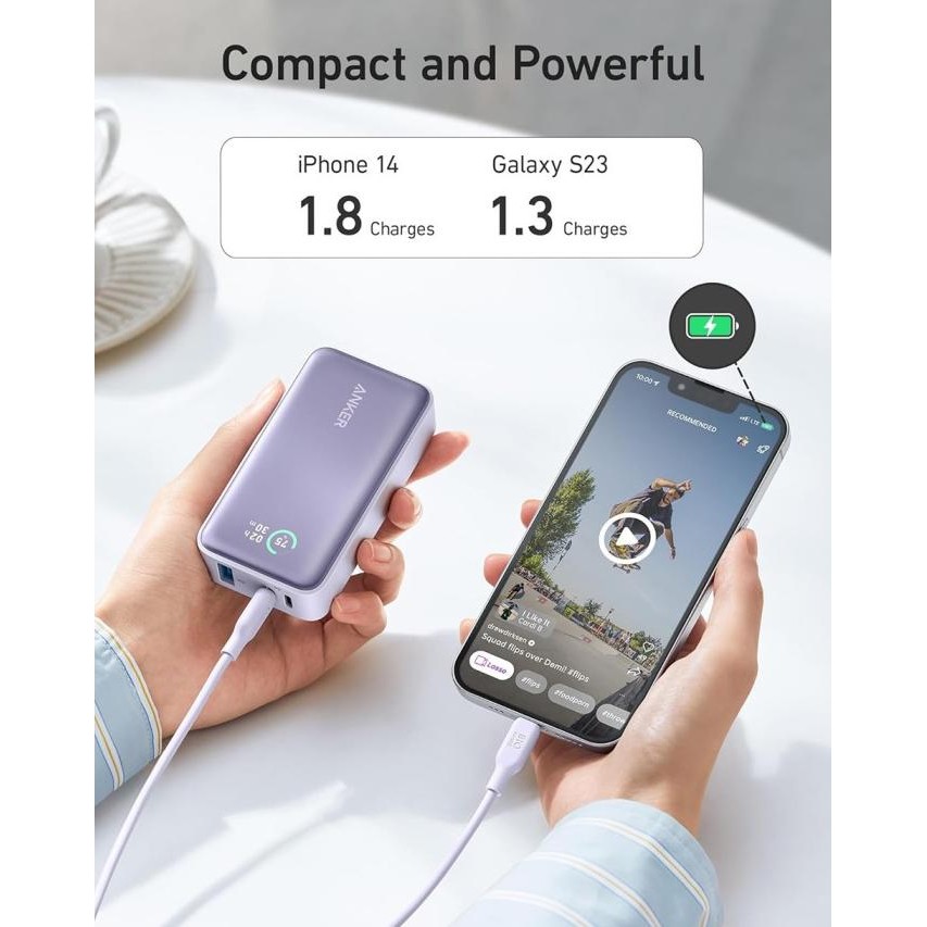 PowerBank Anker 533 PowerCore 10.000 mAh PD 30W - A1256