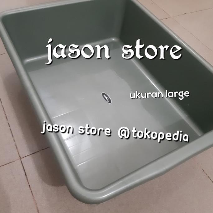 Bak segi abu large/baskom abu besar/Baskom abu segi besar/Bak air abu