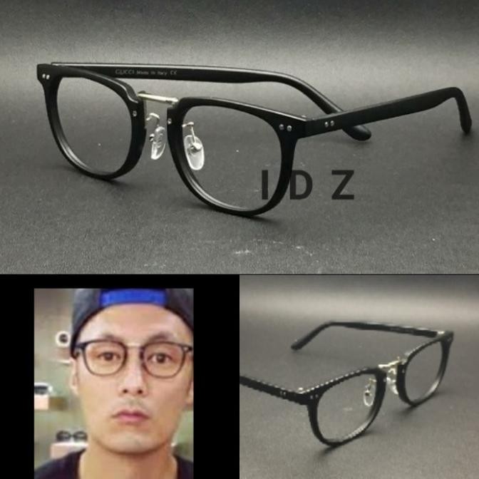 Kacamata Korea 636 Black Doff Frame Kacamata Fashion
