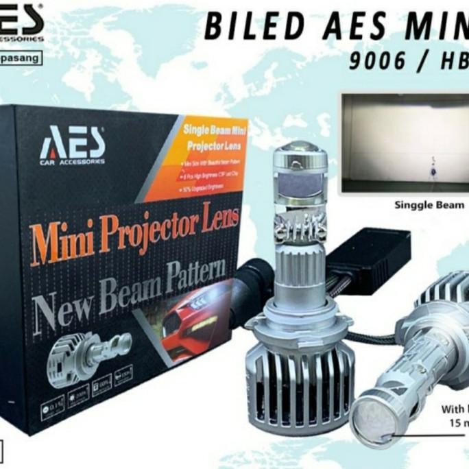 Biled AES Laser Mini H11 H7 HB4 9006 Projector Laser Headlamp Foglamp