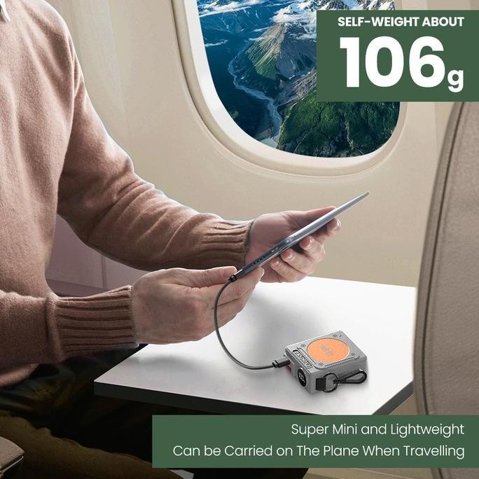 Orashare PH11 10000mAh Super Mini Cube Power Bank PD20W Fast Charge Portable Powerbank with Metal Ho