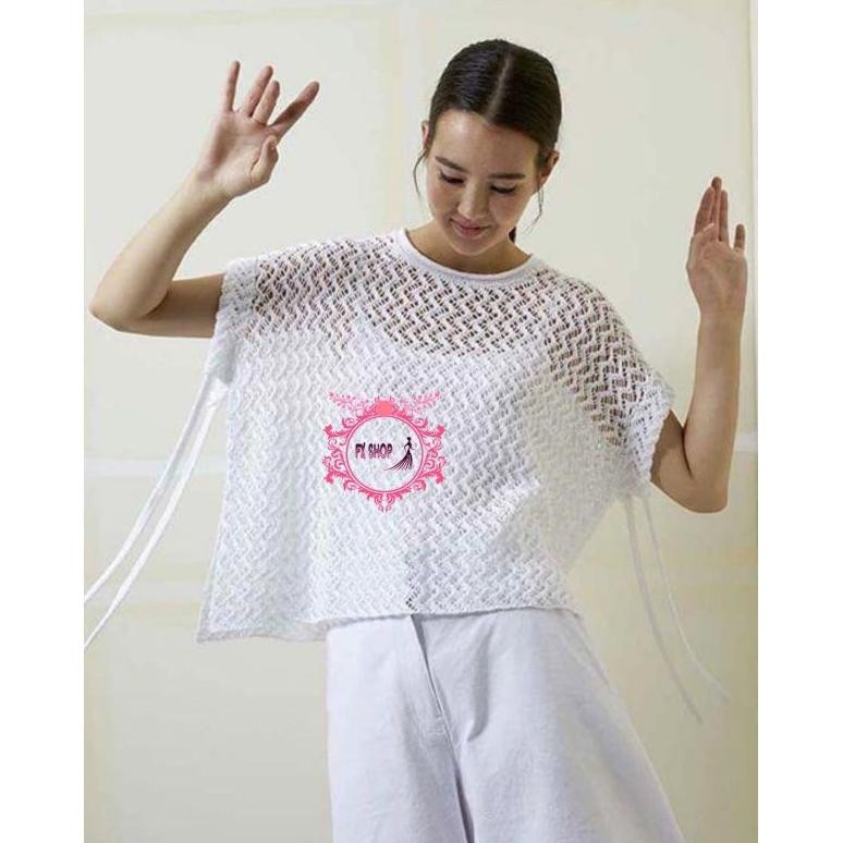 FX MESH TOP KNIT 2IN1 + INNER RAJUT JARING PREUM