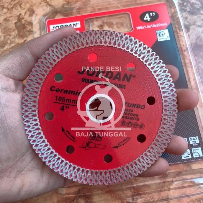 Diamond Wheel DW Saw Blade Slim X-Turbo 4 Inch Jordan Gerinda Mata Potong Keramik Kayu Granit