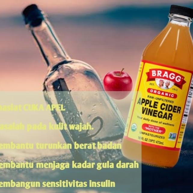 

Bragg Cider Vinegar Cua Apel 473 Ml Ep 2026 Grati Uur 100G