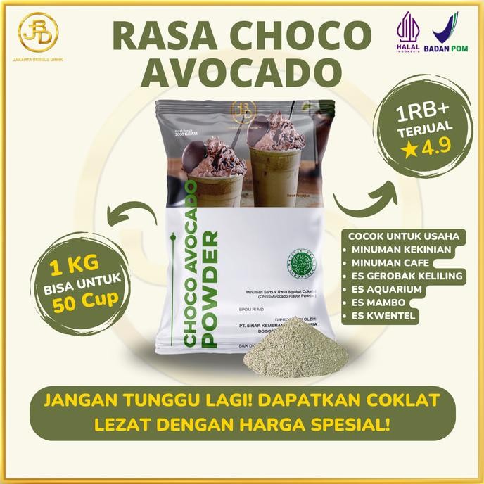 

Spesial Promo/ Bubuk Minuman Premium Choco Avocado 1Kg || Jakarta Bubble Drink [Terlaris/Terbaru/Recommended]