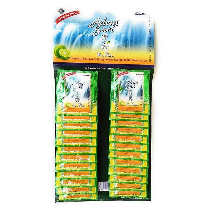 

Spesial Promo/ Adem Sari Sparkling Fresh Sachet 7 Gram (1 Pak Isi 24 Sachet) [Terlaris/Terbaru/Recommended]