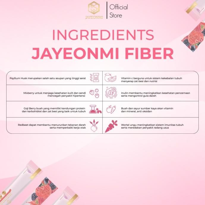 

Spesial Promo/ Fiber Jayeonmi Rasa Mixberry (Per Box) Detox | Antioksidan | Slim [Terlaris/Terbaru/Recommended]