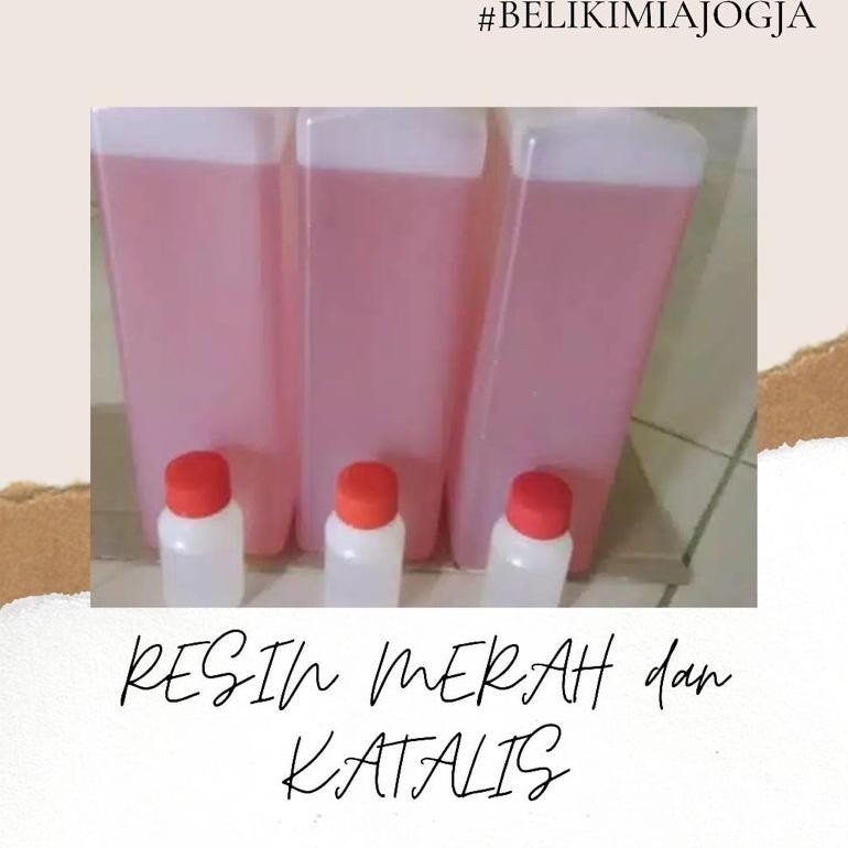 

Resin Merah 1Kg + Katalis 30ml [TERMURAH]