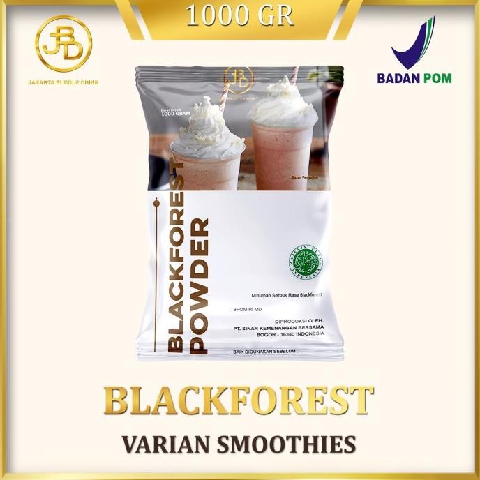 

Spesial Promo/ Bubuk Minuman Premium Blackforest 1Kg || Jakarta Bubble Drink [Terlaris/Terbaru/Recommended]