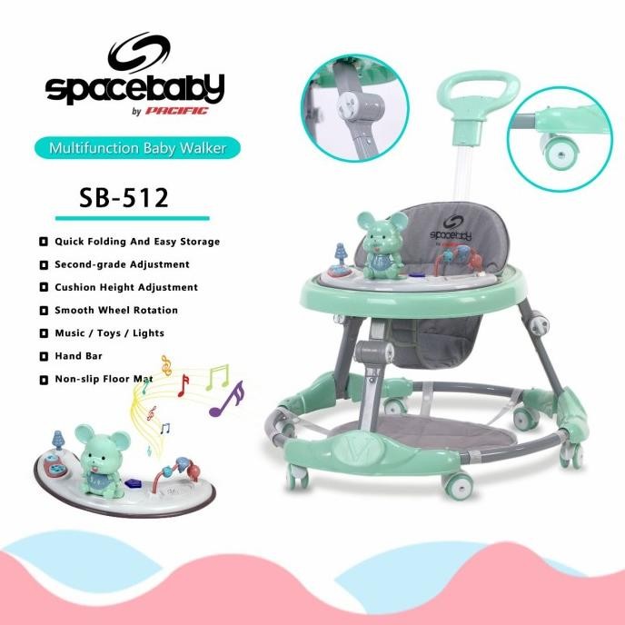 Terlaris Baby Walker Space Baby Sb 512 Ready Stok