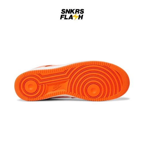 NIKE Air Force 1 Low 40Th Anniversary Edition Orange Sepatu Sneakers Pria - FJ1044800