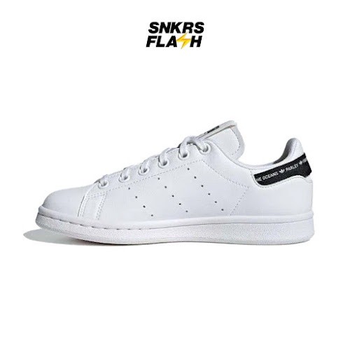 ADIDAS Parley X Stan Smith Junior White Black Sepatu Sneakers Pria - GW8164 - Size 35.5