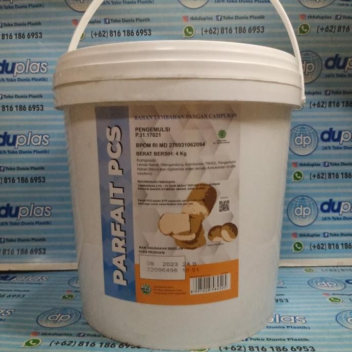 

Promo Mero Parfait 4 Kg Crumb Softener Pail Ember Pelembut