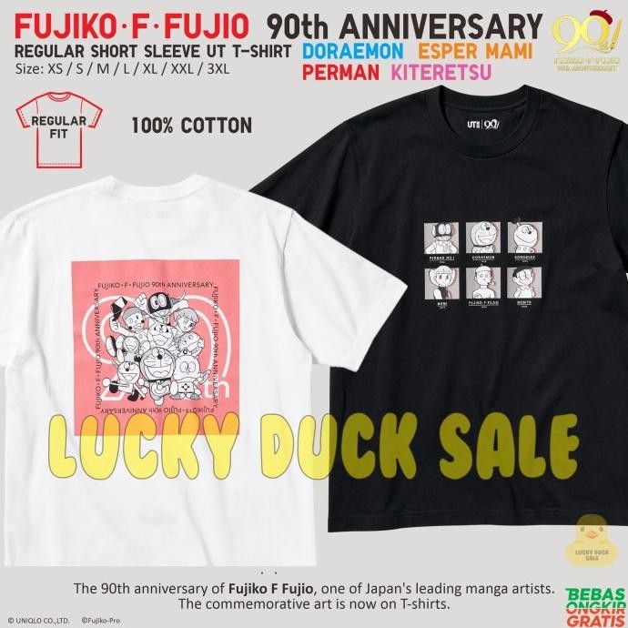 Fujiko F Fujio Doraemon Mami Regular UT Shirt Perman Kaos Manga UNIQLO