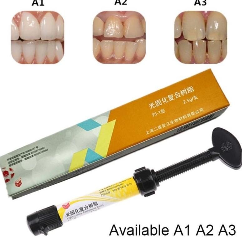 READY Komposit Resin Dental Composite Light Cure Bahan Penambal Gigi Berlubang Lem Behel Veneer Lase