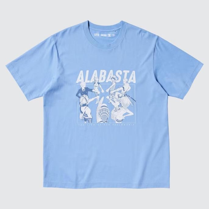 UNIQLO x TV Anime ONE PIECE Land of Wano UT T-SHIRT PRIA 440673 BLUE