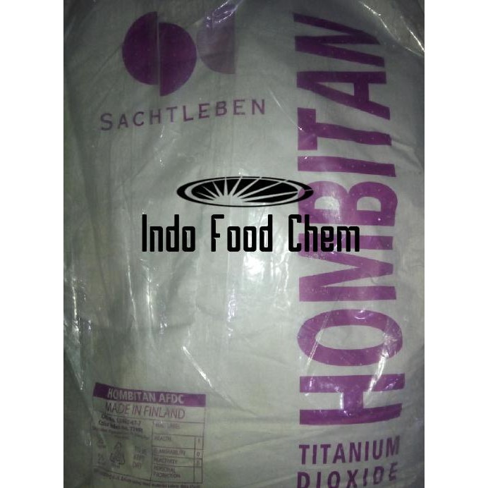 

Grosir Titanium Dioxide Hombitan/Pemutih Makanan Ex Finland