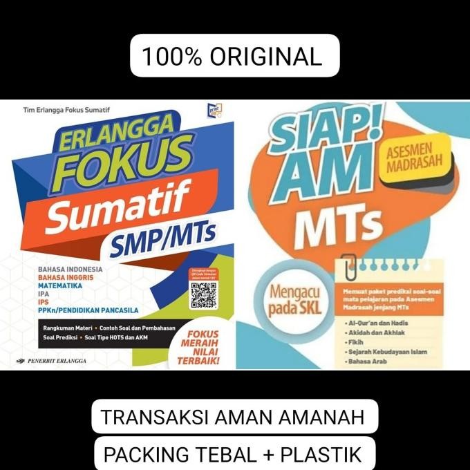 Buku Soal Ujian Sekolah Smp Kelas 9 Erlangga Fokus Us Un Smp/Mts 2022 Ready