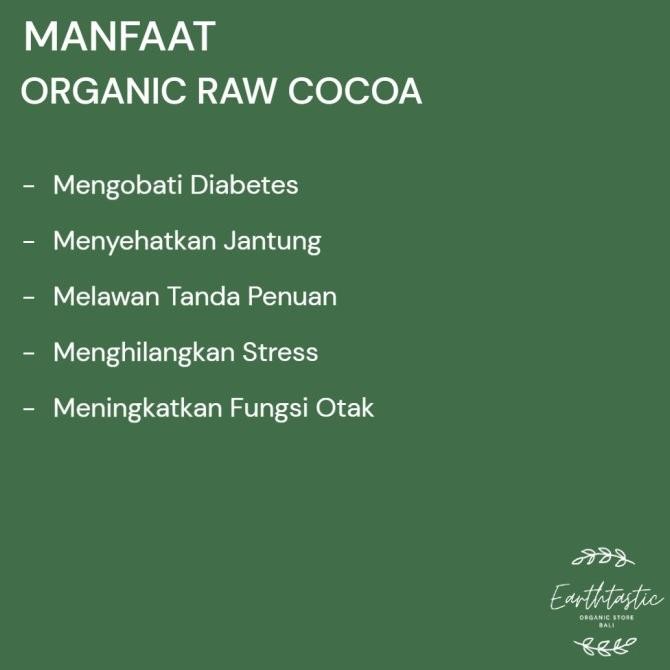

Promo Organic Raw Cocoa Powder / Bubuk Coklat Organik 250G