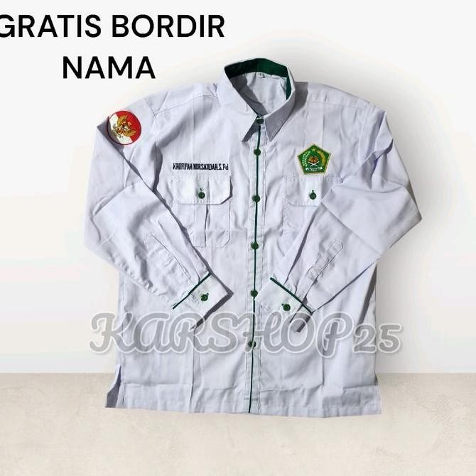 SERAGAM PDH KEMENAG TERBARU KEMEJA KEMENAG ATASAN KEMENAG  BAJU KEMENAG SERAGAM KEMENAG AS99