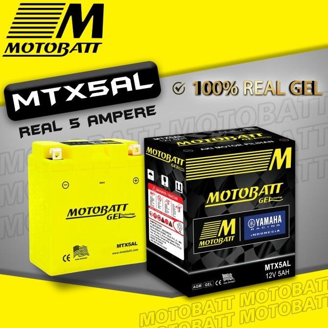 AKI KERING MOTOR VEGA ZR LAMA MTX5AL MOTOBATT