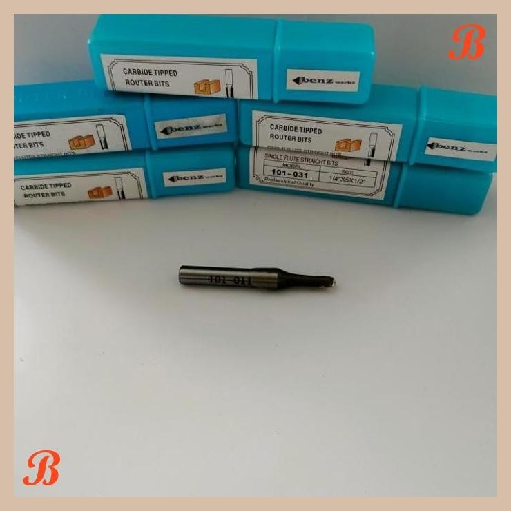 [KMT] MATA PROFIL KAYU LURUS STRAIGHT BIT 3MM / MATA PROFIL TRIMMER ROUTER