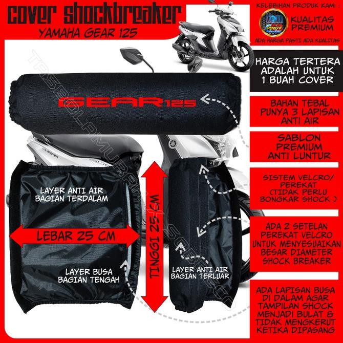 SARUNG PELINDUNG COVER SOKBREKER SHOCK BREAKER BELAKANG MOTOR MIO GEAR