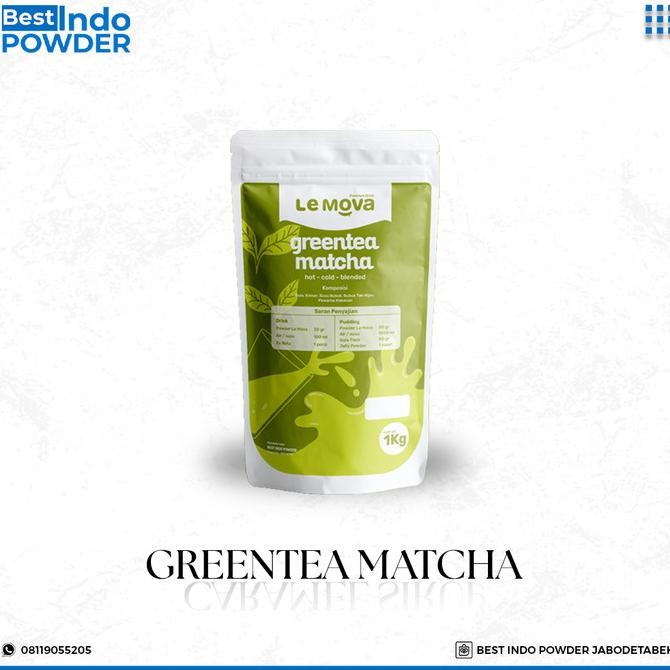 

Sale Bubuk Greentea Lemova / Powder Greentea / Bubuk Matcha 1Kg