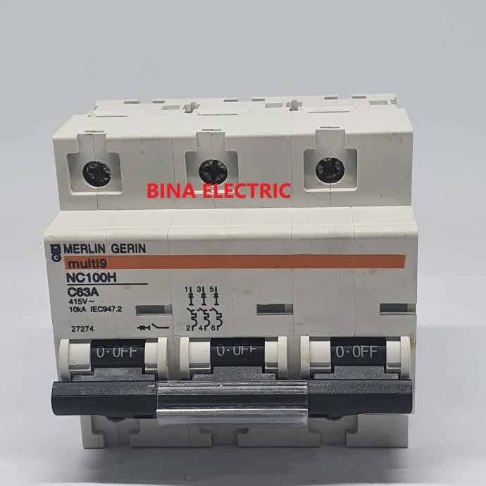 Miliki Mcb Multi9/Multi 9 Merlin Gerin Nc100H 3P 63A / Mcb Merlin Gerin 63A