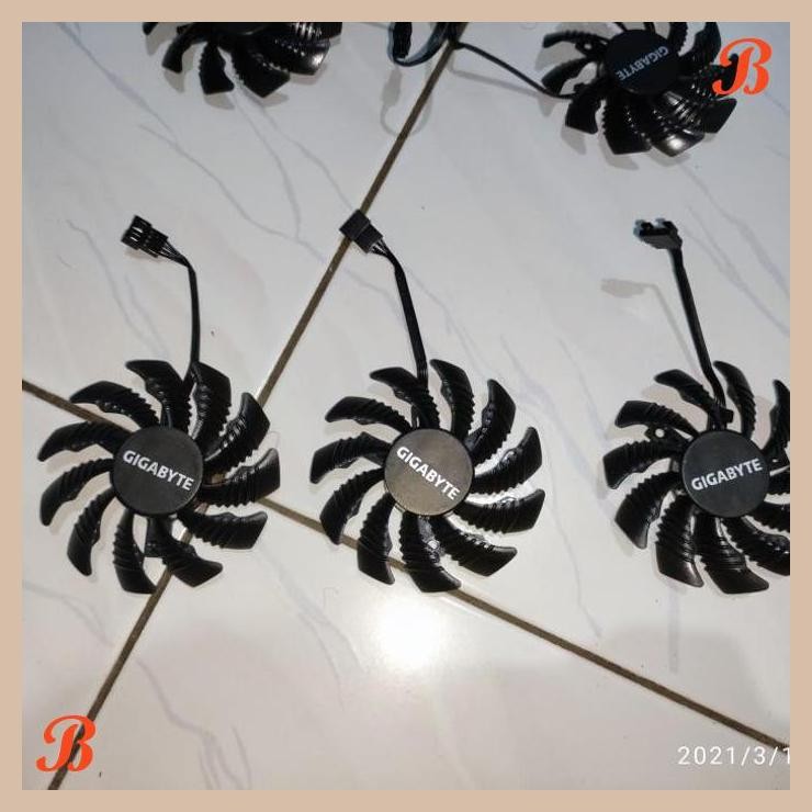 [SRP] Fan Vga 75mm 4pin Triple Fan Gigabyte AORUS 1080 1070 1060 980 dll