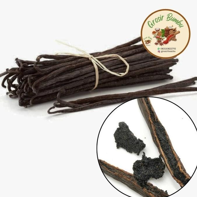 

Grosir Vanilla Bean 35Gr / Panili / Vanilla Kering / Vanili