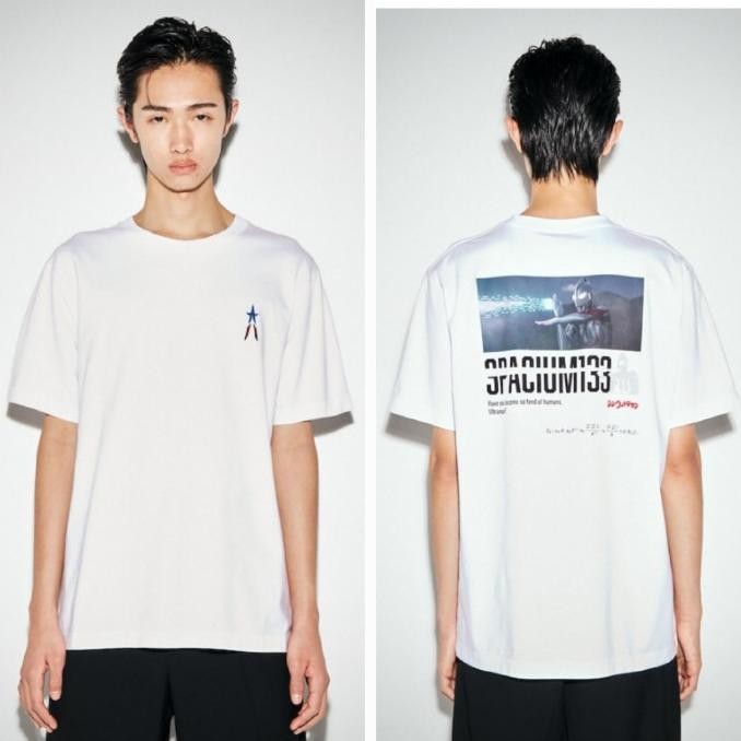 KAOS UT UNIQLO SHIN ULTRAMAN PUTIH BARU ASLI ORIGINAL