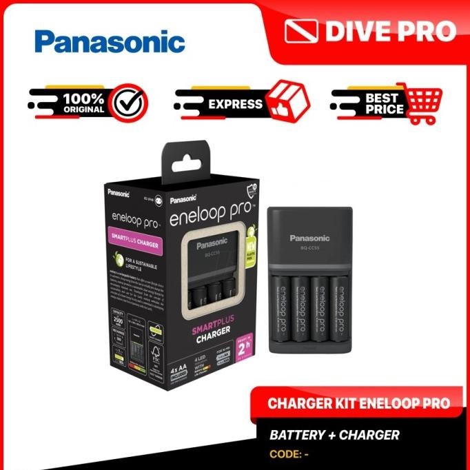 Charger Kit Eneloop PRO AA ( Battery + Charger)