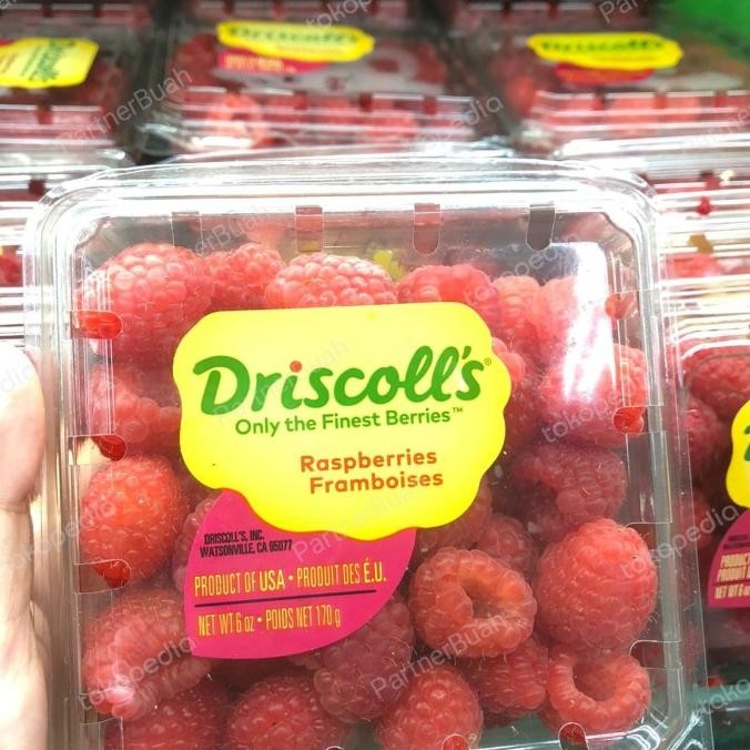 

Sale Buah Raspberry Driscolls Usa Super 170 Grm
