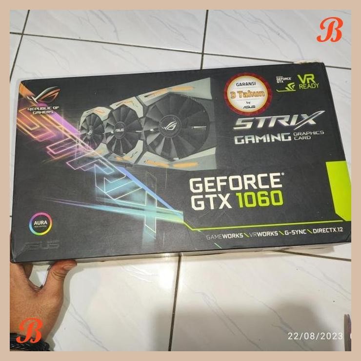 [SRP] Dus Box Asus Rog Strix Gtx 1060 fullset Driver Original