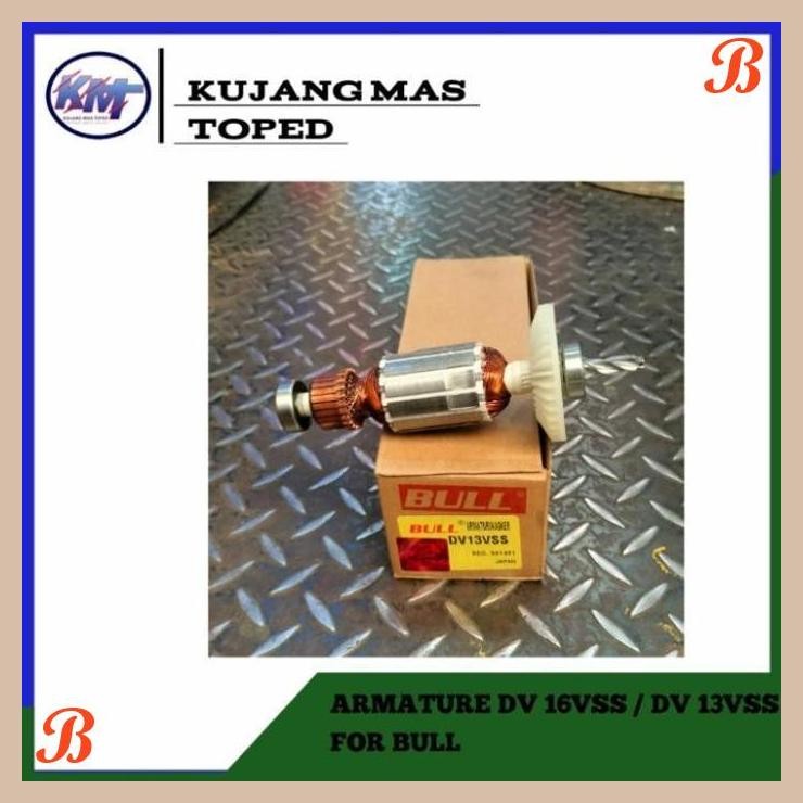 [KMT] ARMATURE / ANGKER BOR HITACHI DV 16VSS BOR 16MM HITACHI DV 13VSS