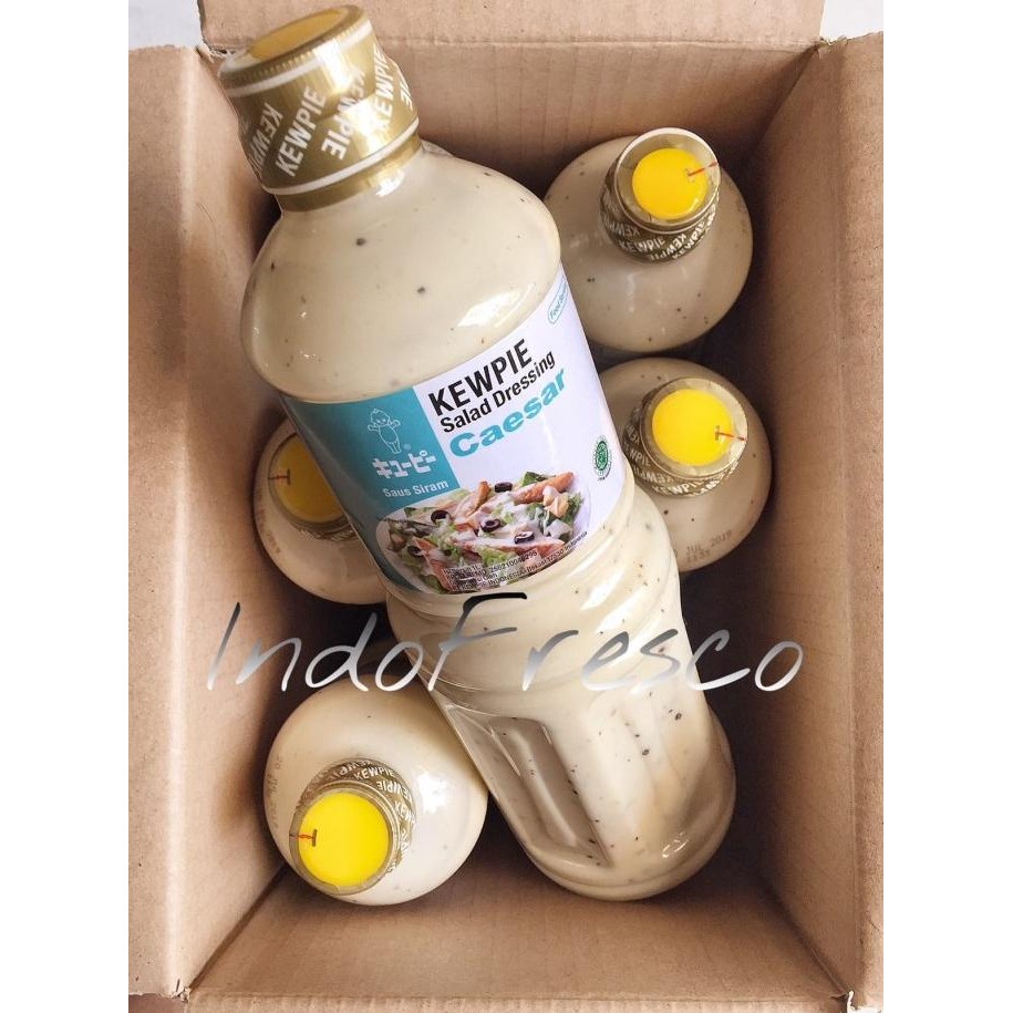 

Grosir Kewpie Salad Dressing Caesar- Saus Siram 1L
