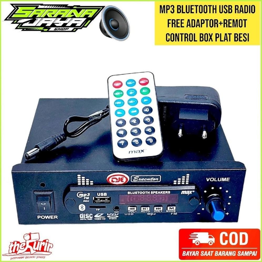 MP3 BLUETOOTH USB RADIO FREE ADAPTOR+REMOT CONTROL BOX PLAT BESI LAGU REMOTE