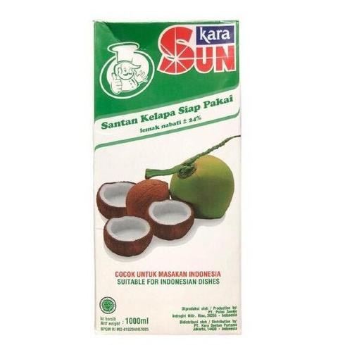 

Grosir Sun Kara Santan Kelapa 1Ltr, Santan Kental Cair Tambahan Makanan Dll