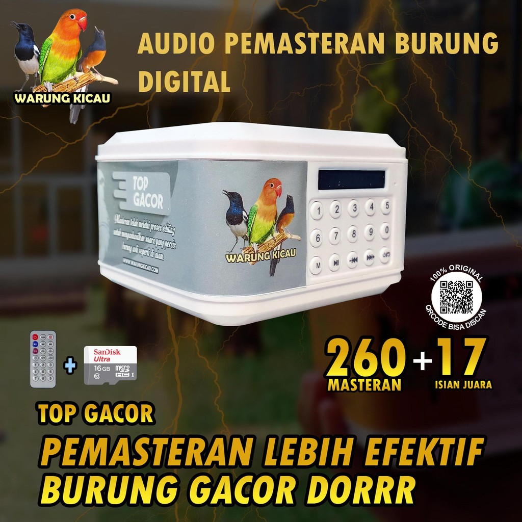 MASTERAN MONCER BURUNG KICAU AUDIO PEMASTERAN DIGITAL MASTERAN MANIA MONCER MP3 KICAU TERBAIK BOX MA