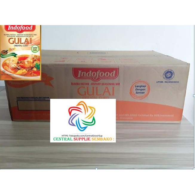 

Murah Indofood Bumbu Gulai [45Gram /6 Box X24 Pcs /1 Karton ]