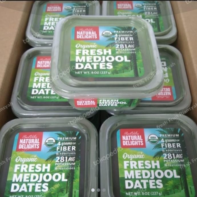 

Sale Kurma Medjol Natural Delight California Usa Organic 227 Gr Pack