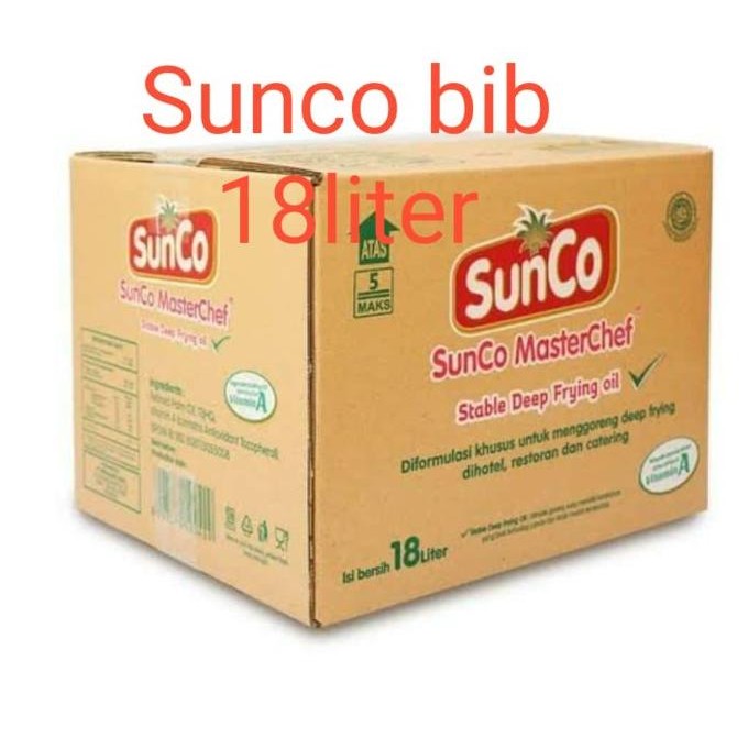 

Murah Minyak Goreng Sunco Bib 18 Liter